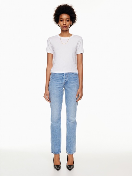 Denim Forum Denim - Aritzia Denim Forum “The Arlo Hi-Rise Straight Jean” with Button-Fly